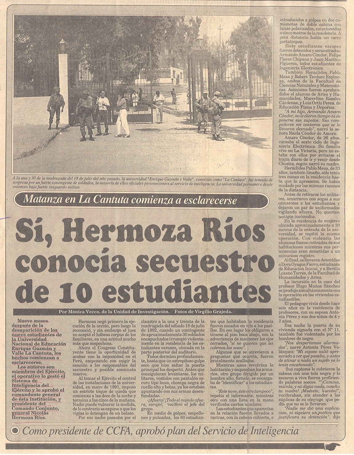 ¿Habrá investigación?