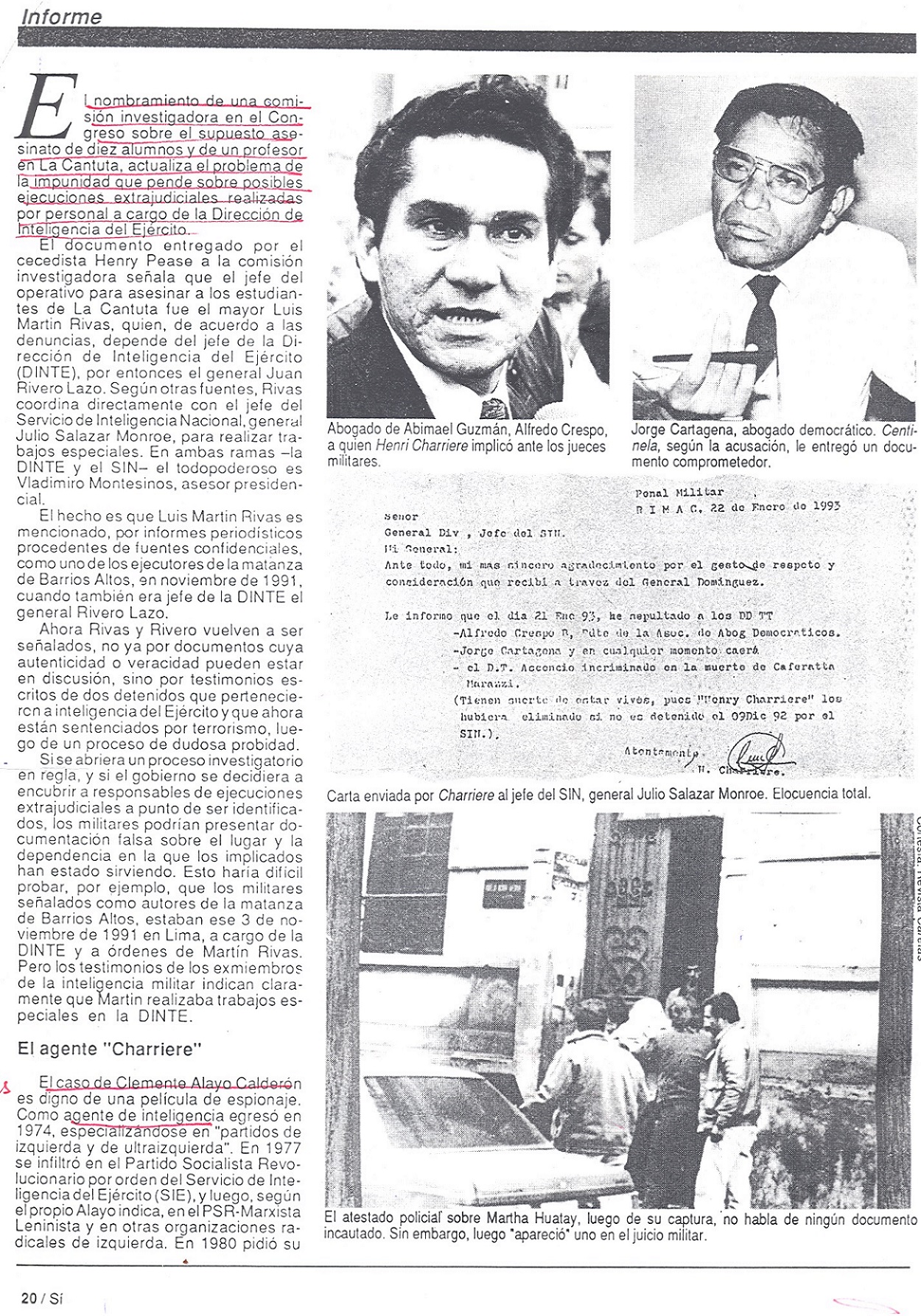 Dos agentes y un escándalo