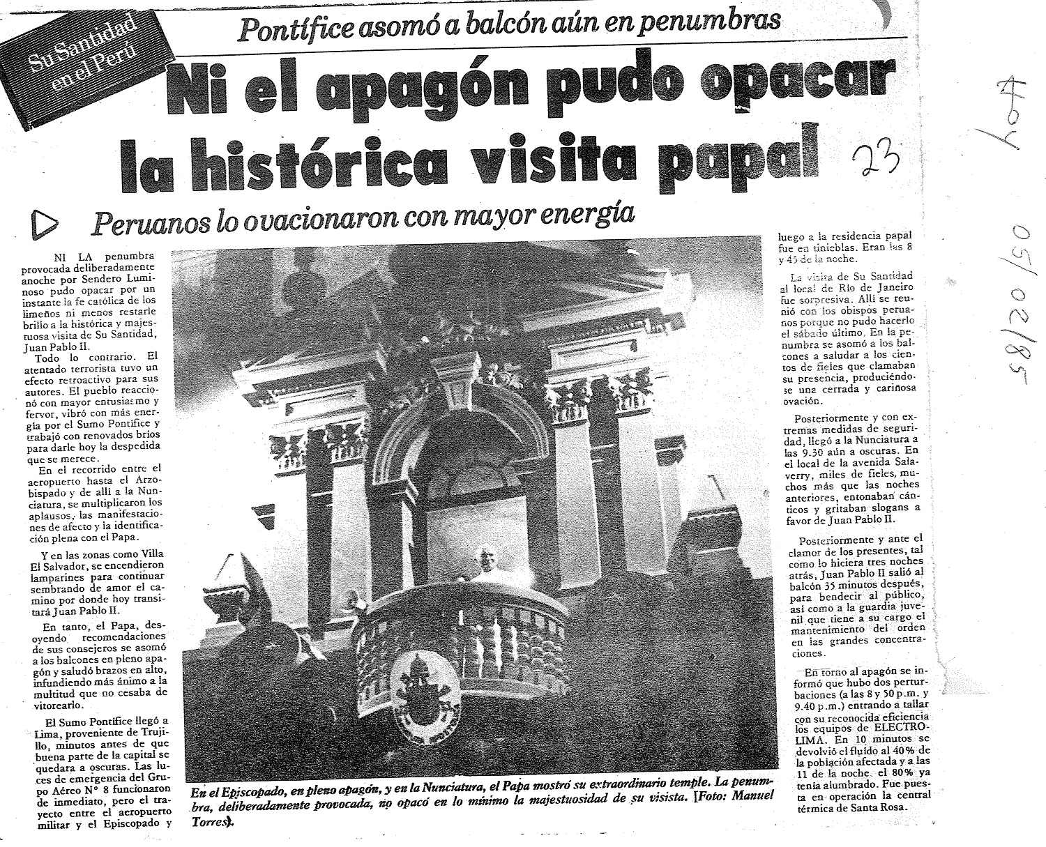 Lima a oscuras