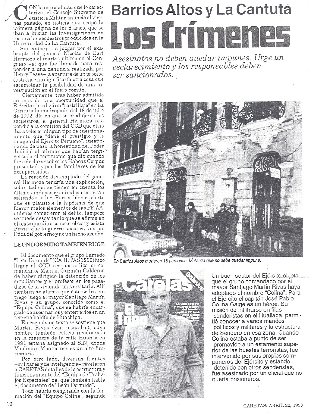 Altos mandos del Ejército amenazan a legisladores