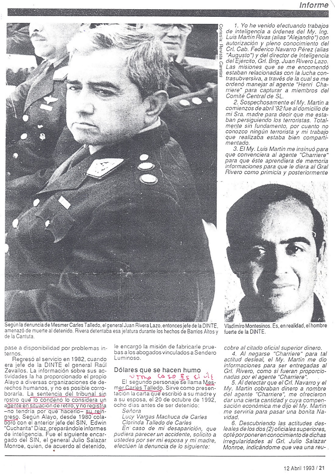 Dos agentes y un escándalo