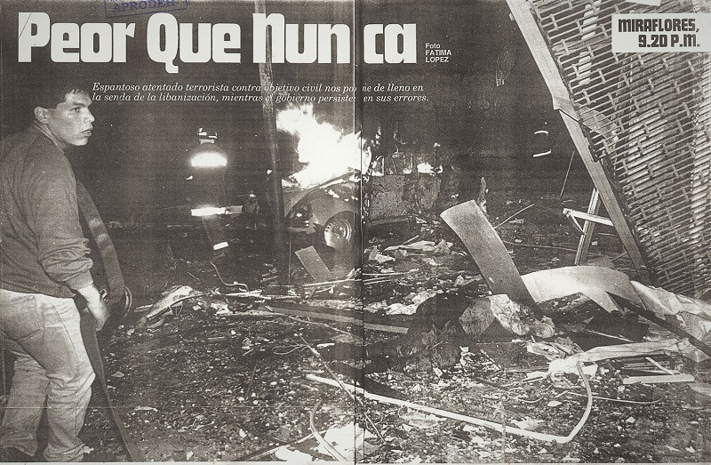 Peor que Nunca: Atentado Tarata