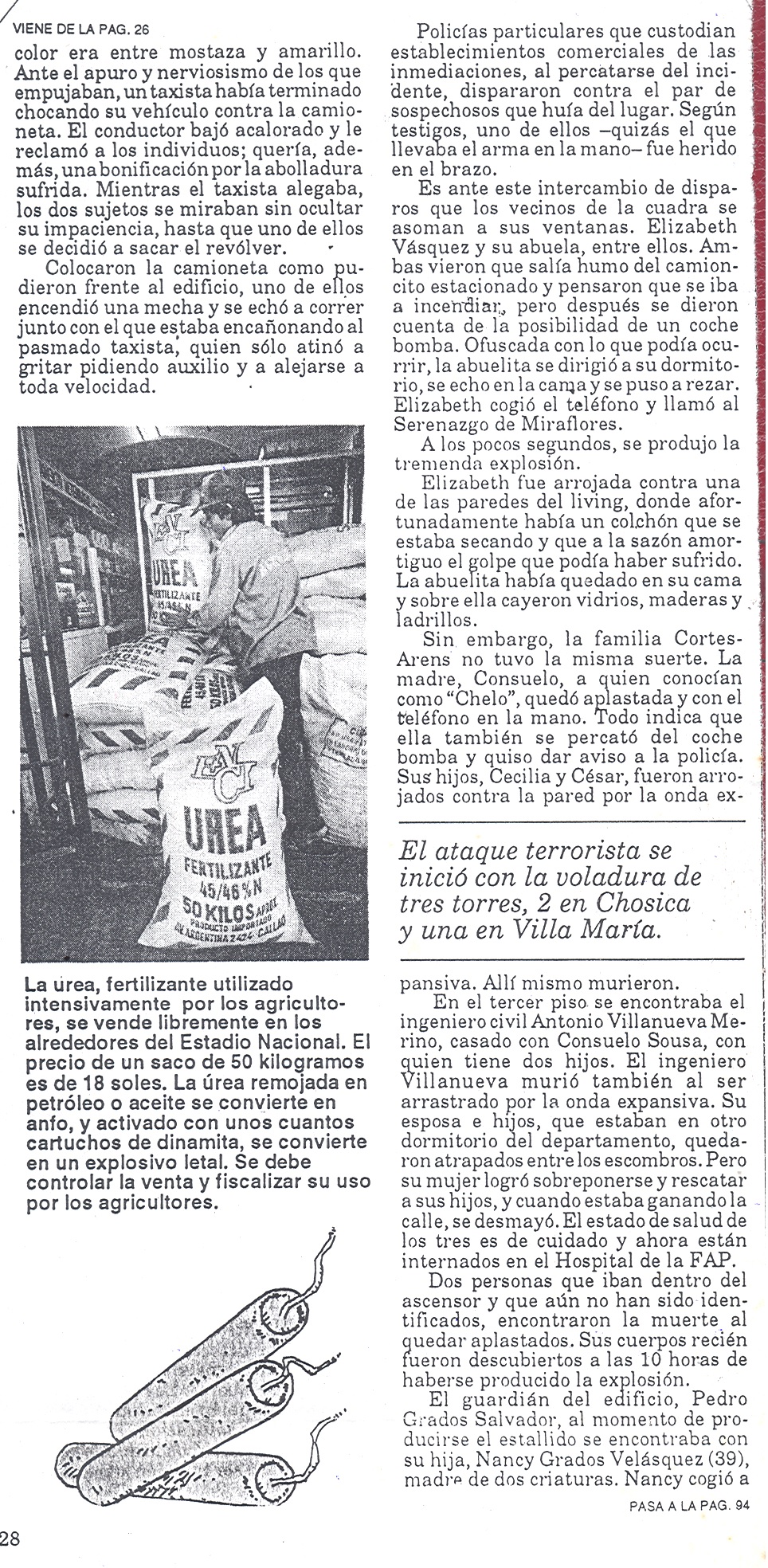 Peor que Nunca: Atentado Tarata