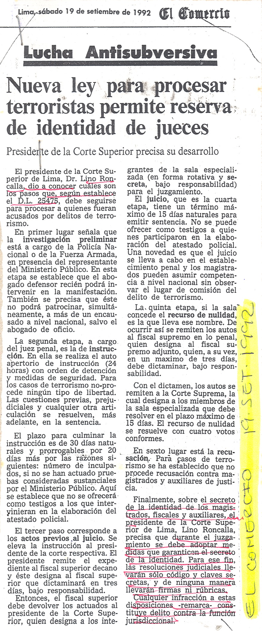 "Captura de Abimael Guzmán es triunfo exclusivo de la policía"