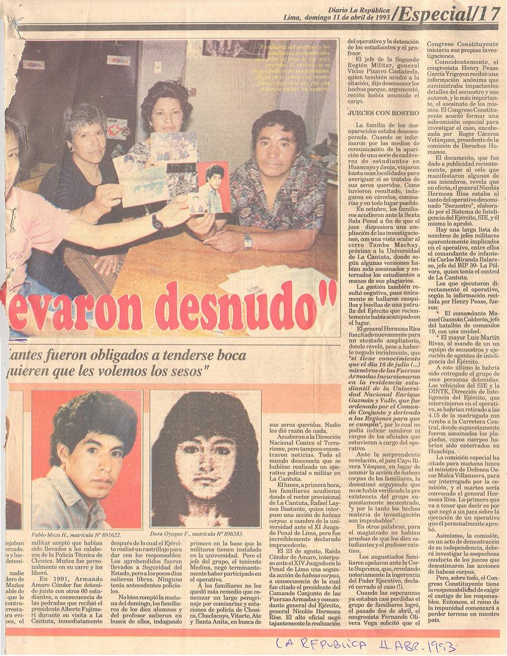 ¿Habrá investigación?