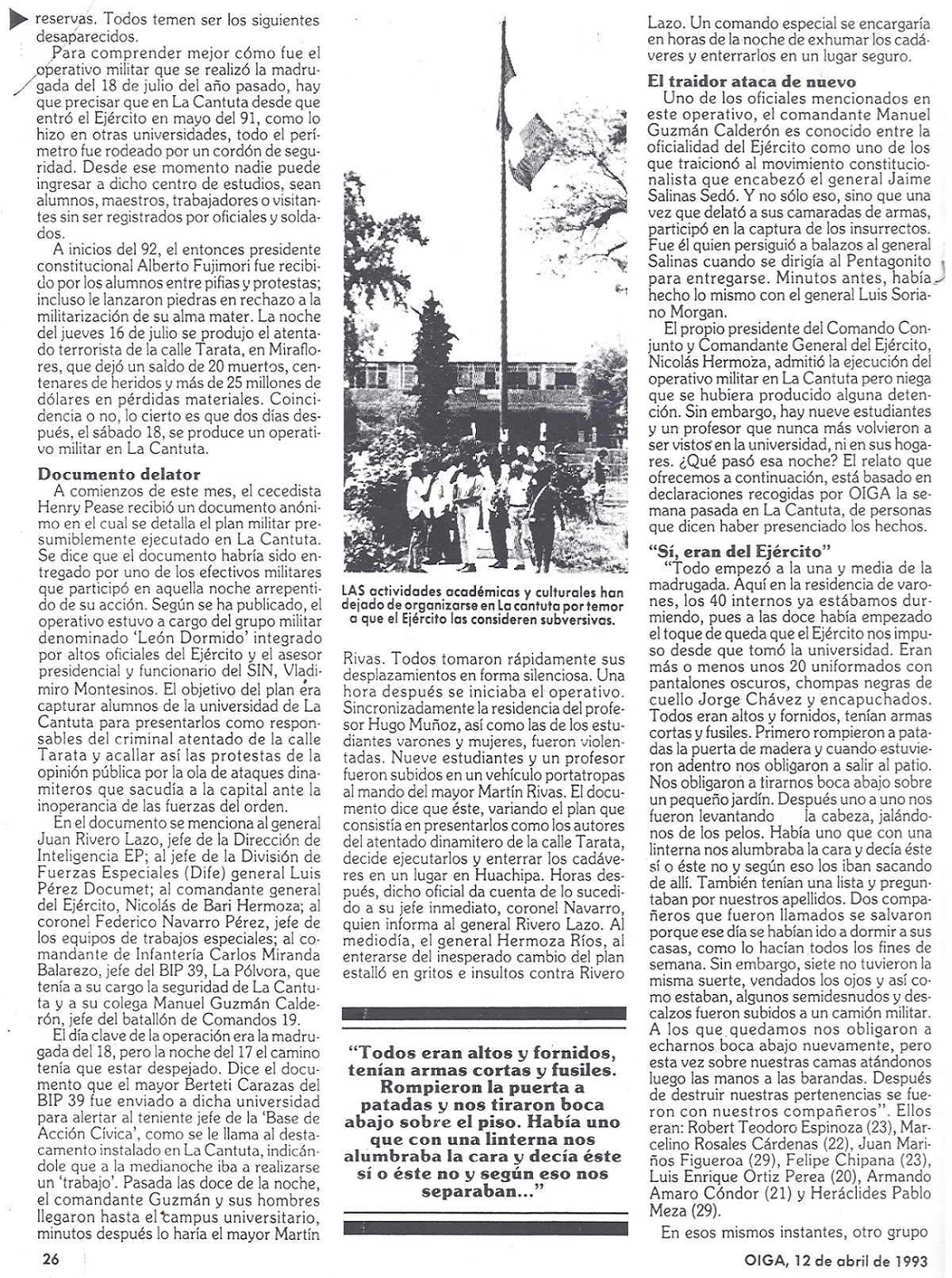 Dos agentes y un escándalo