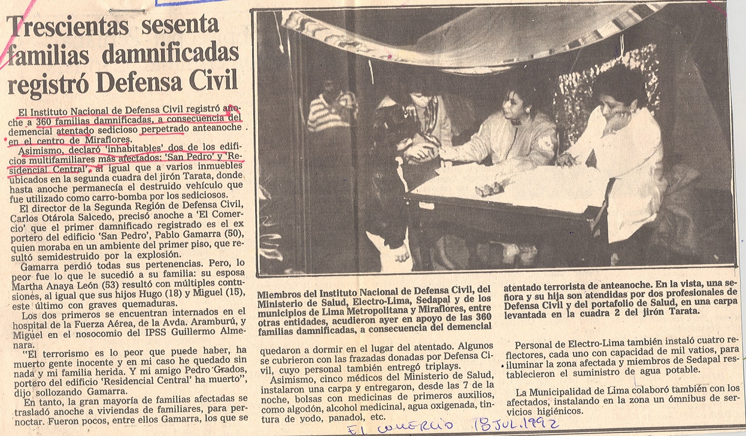 Peor que Nunca: Atentado Tarata