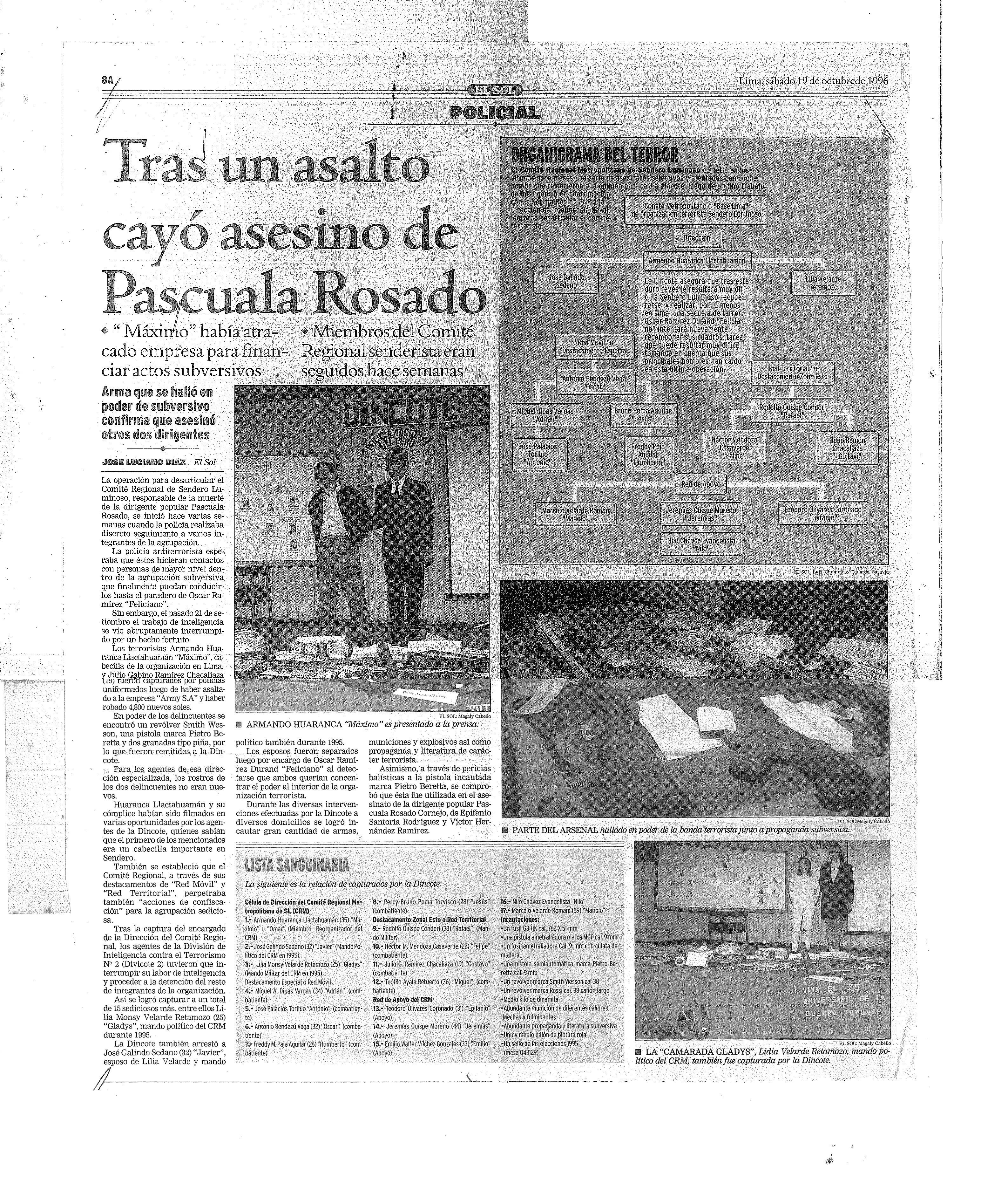 5. CAYO ASESINO DE PASCUALA ROSADO