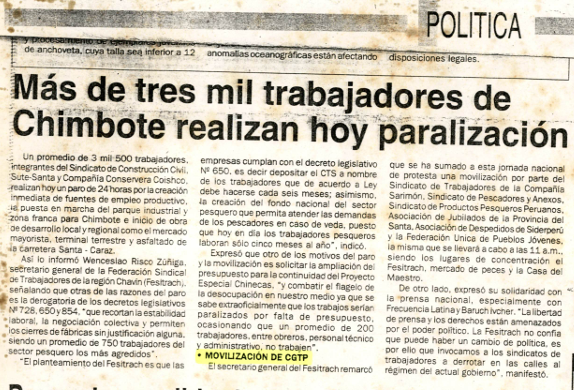 Más de 3 mil trabajadores
