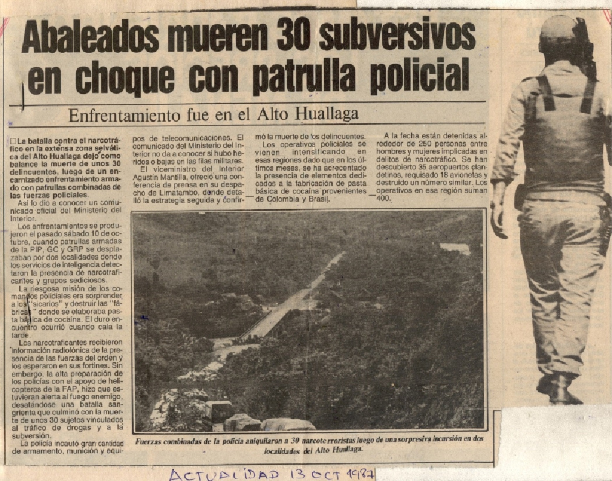 El arsenal narcoterrorista