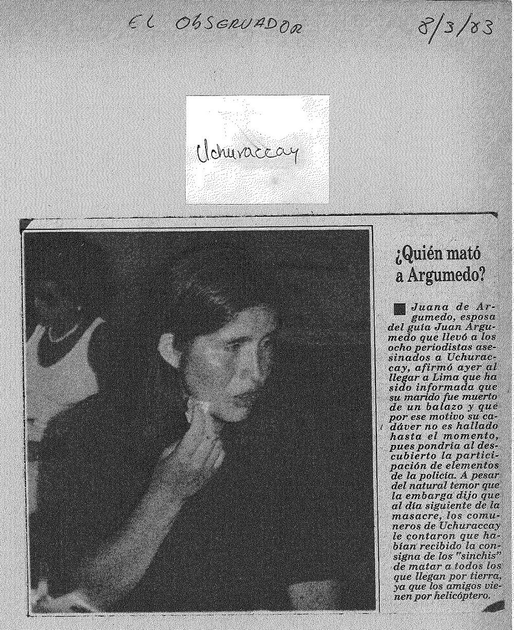 ¿Quién mató a Argumedo?