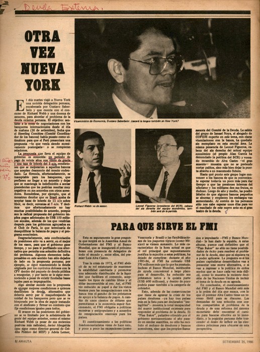Amauta 25 septiembre 1986