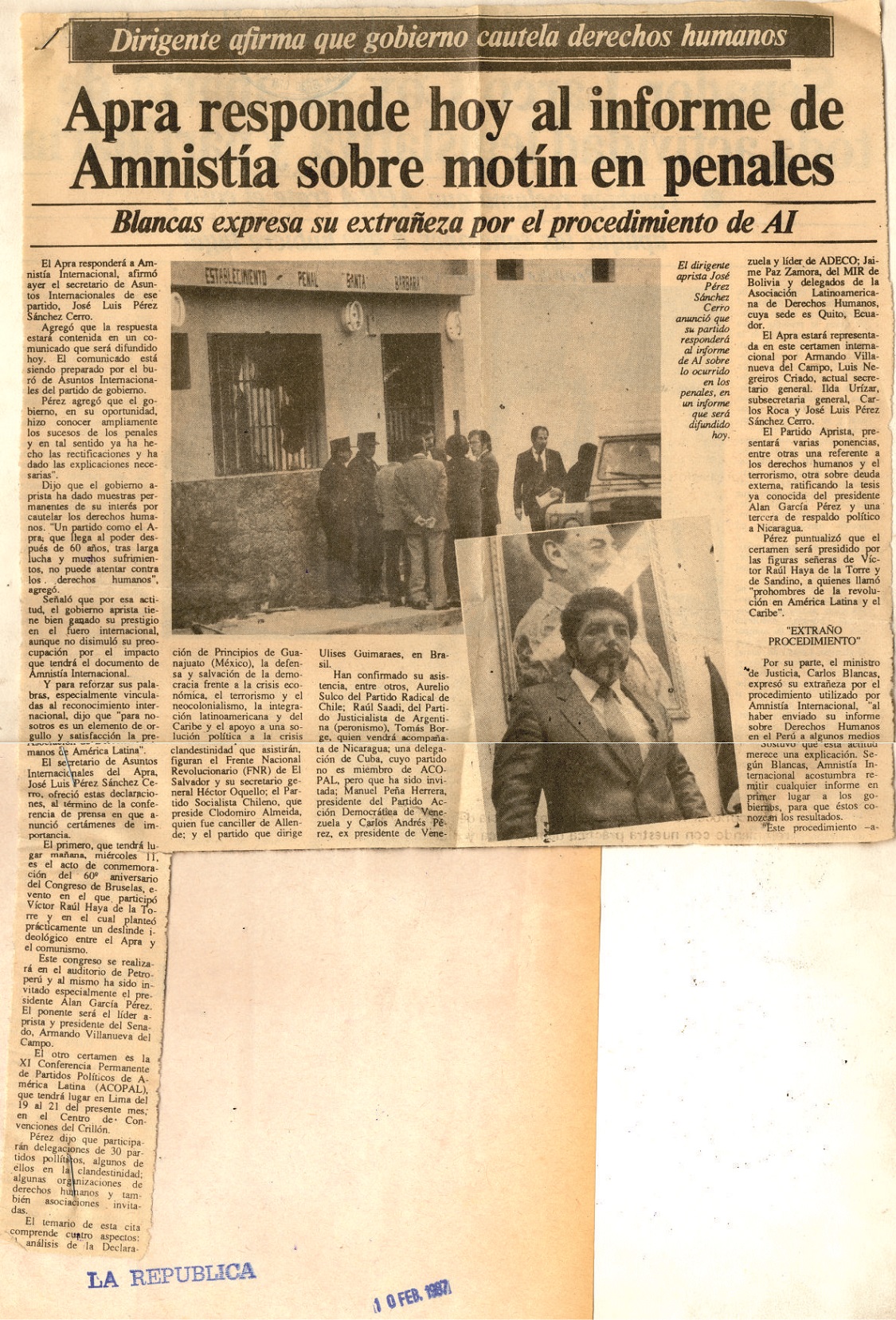 Extraña a Justicia proceder de Amnistía Internacional