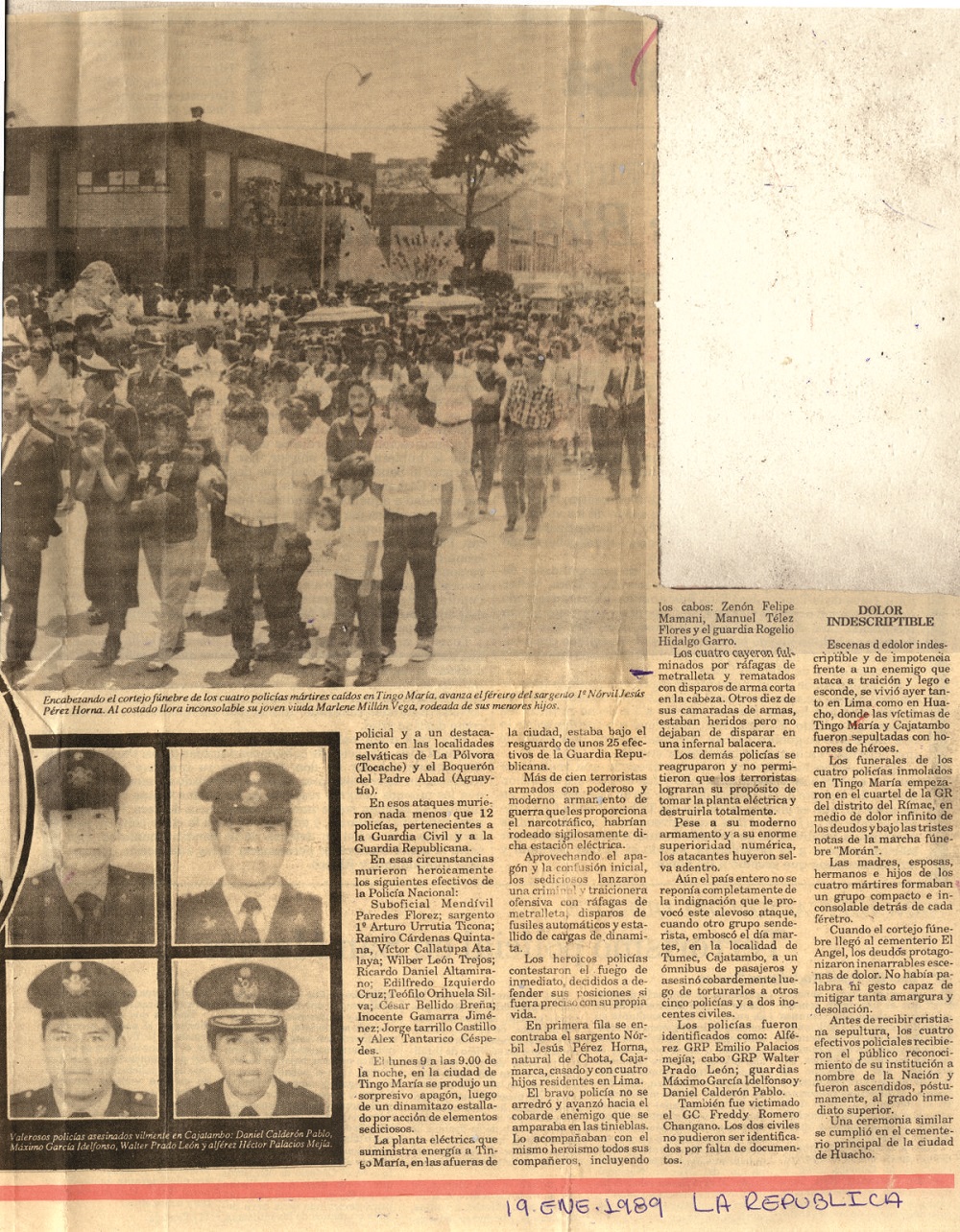 Policía confirma las dos matanzas