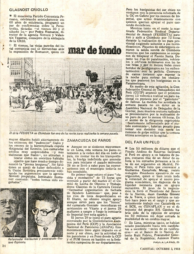 FESIDETA, MAR DE FONDO
