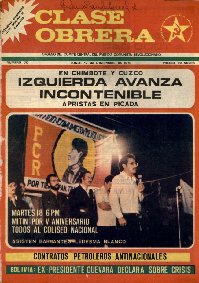 17 diciembre 1979 - Izquierda avanza incontenible