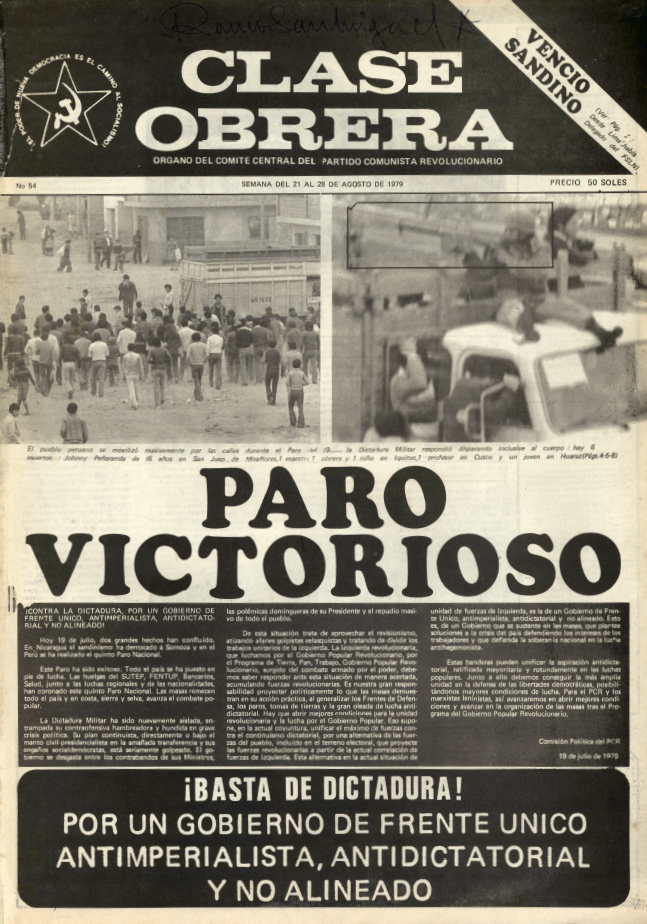21 agosto 1979 - Paro victorioso