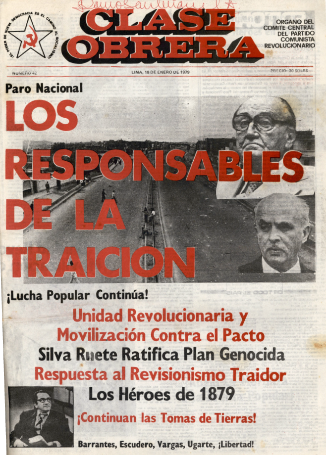 18 enero 1979 - Los responsables de la traición