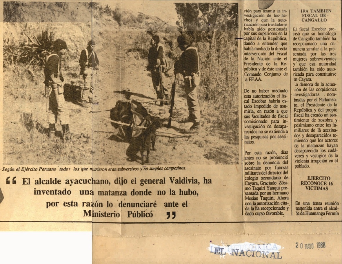 La matanza de Cayara