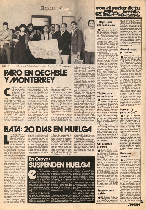 Amauta septiembre 1979