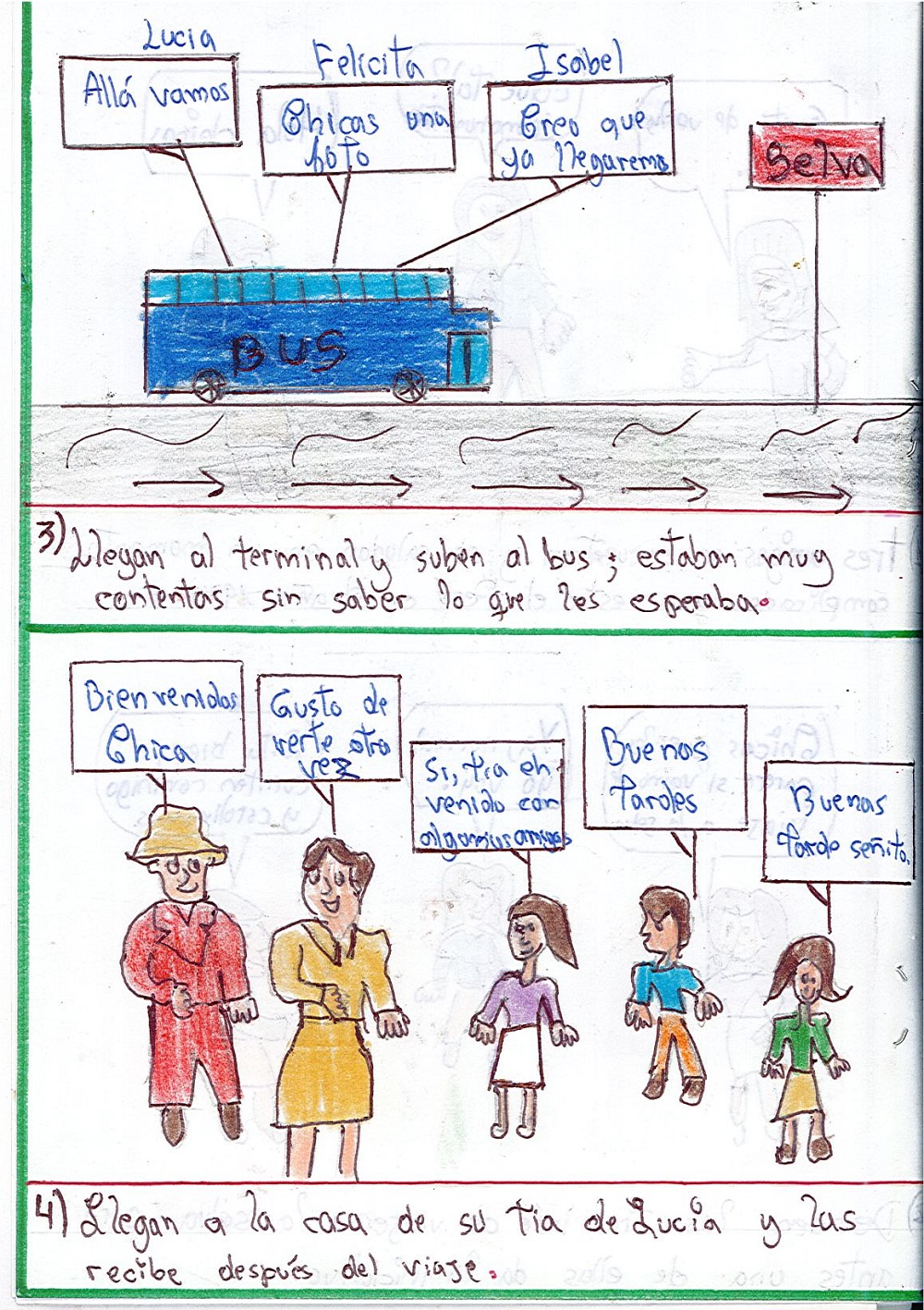 "El terrorismo" "La aventura de Lucía"