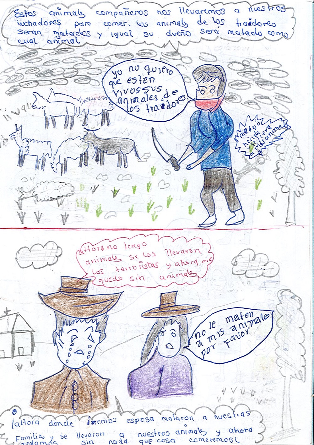 Conflictos internos en los años 1980 y 1990. En la zona Chungui