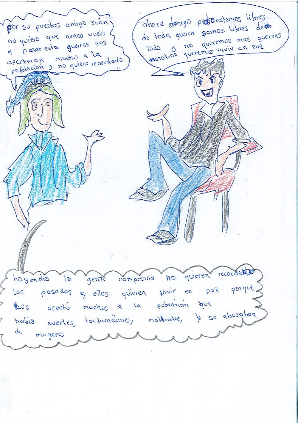 Conflictos internos en los años 1980 y 1990. En la zona Chungui