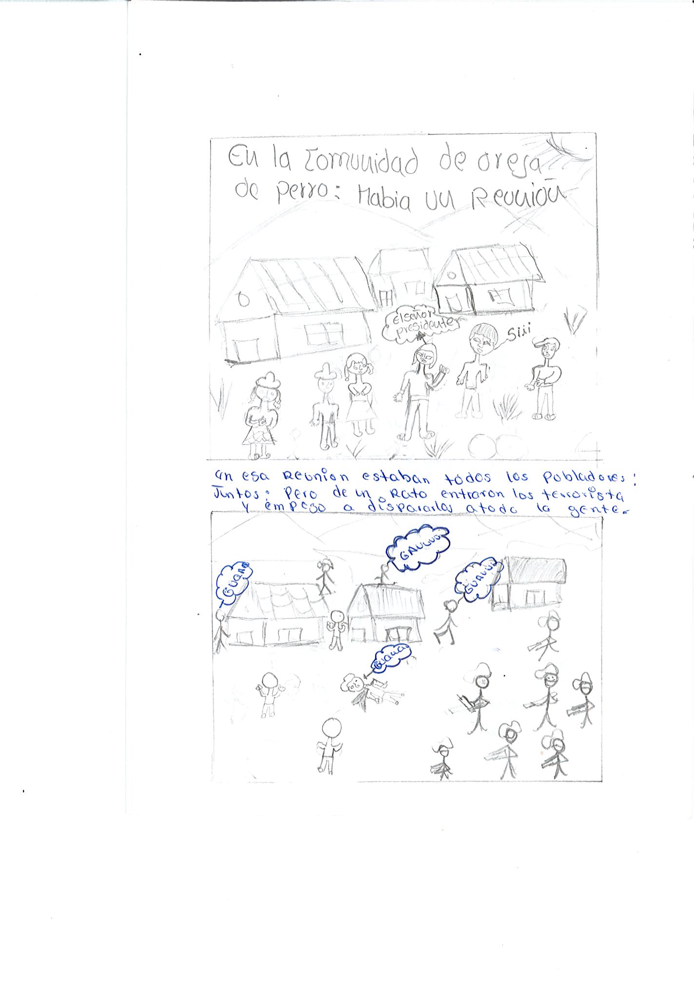 Violencia en la comunidad de Oreja de Perro
