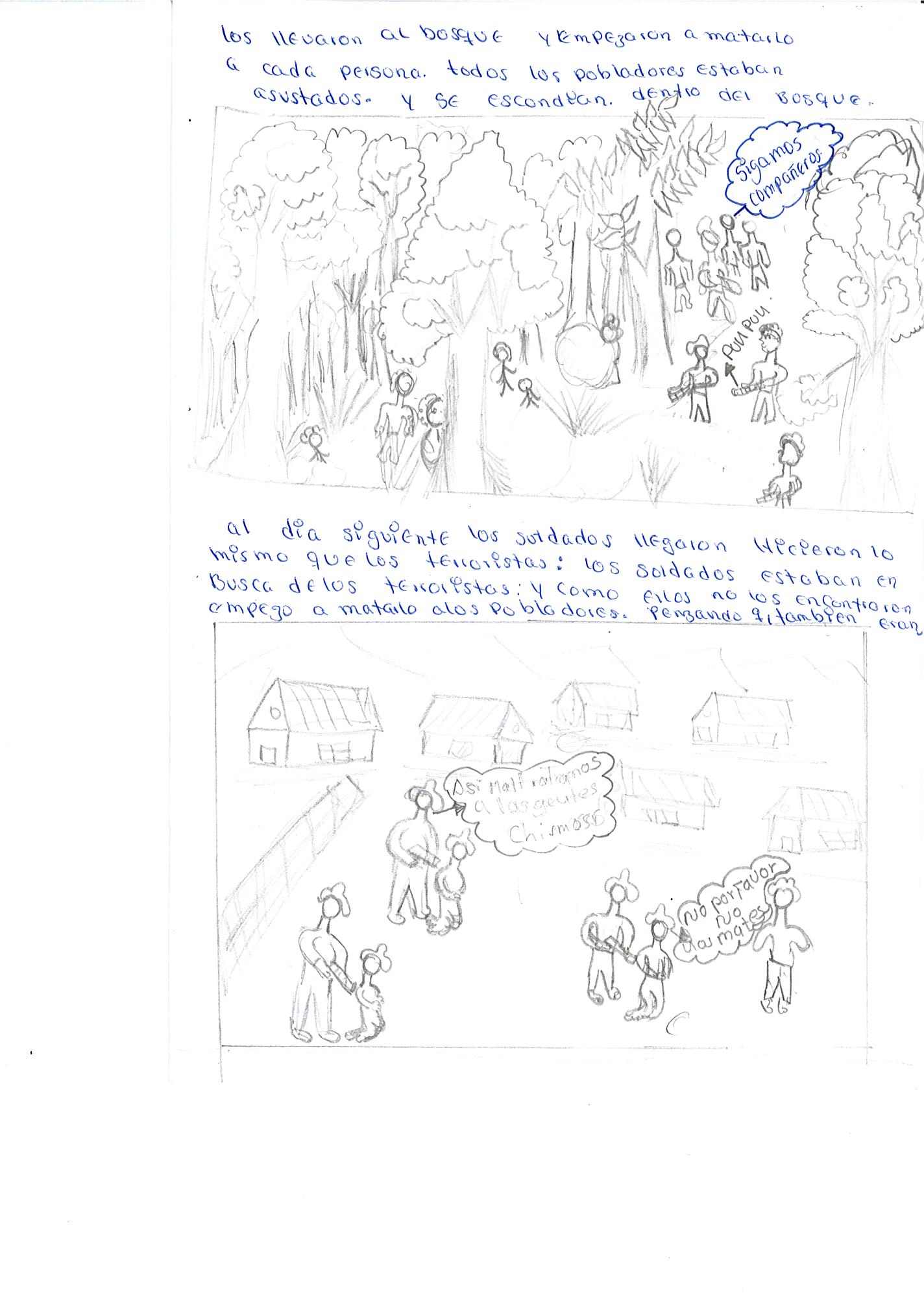 Violencia en la comunidad de Oreja de Perro