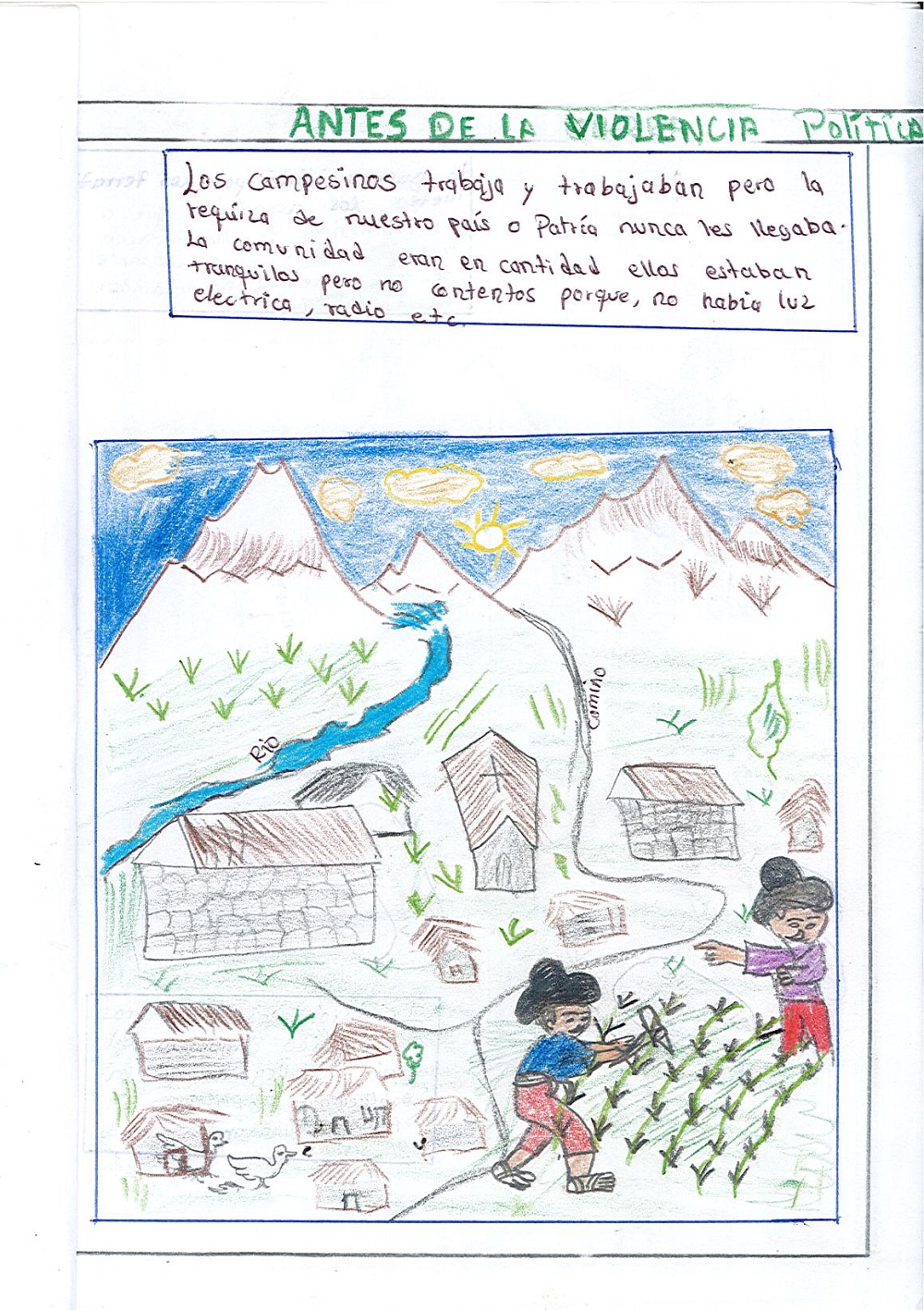 Historieta de la comunidad de Totora