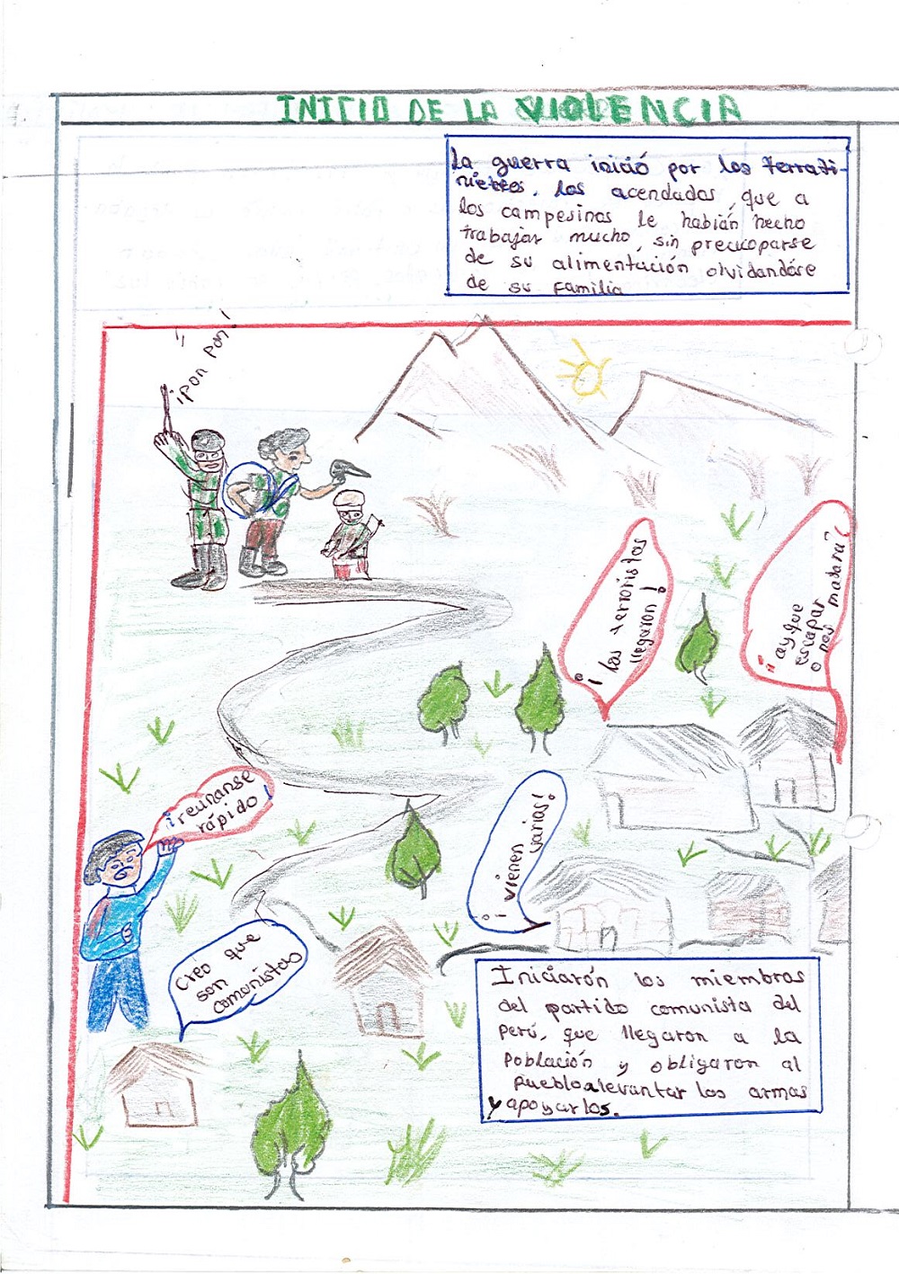 Historieta de la comunidad de Totora