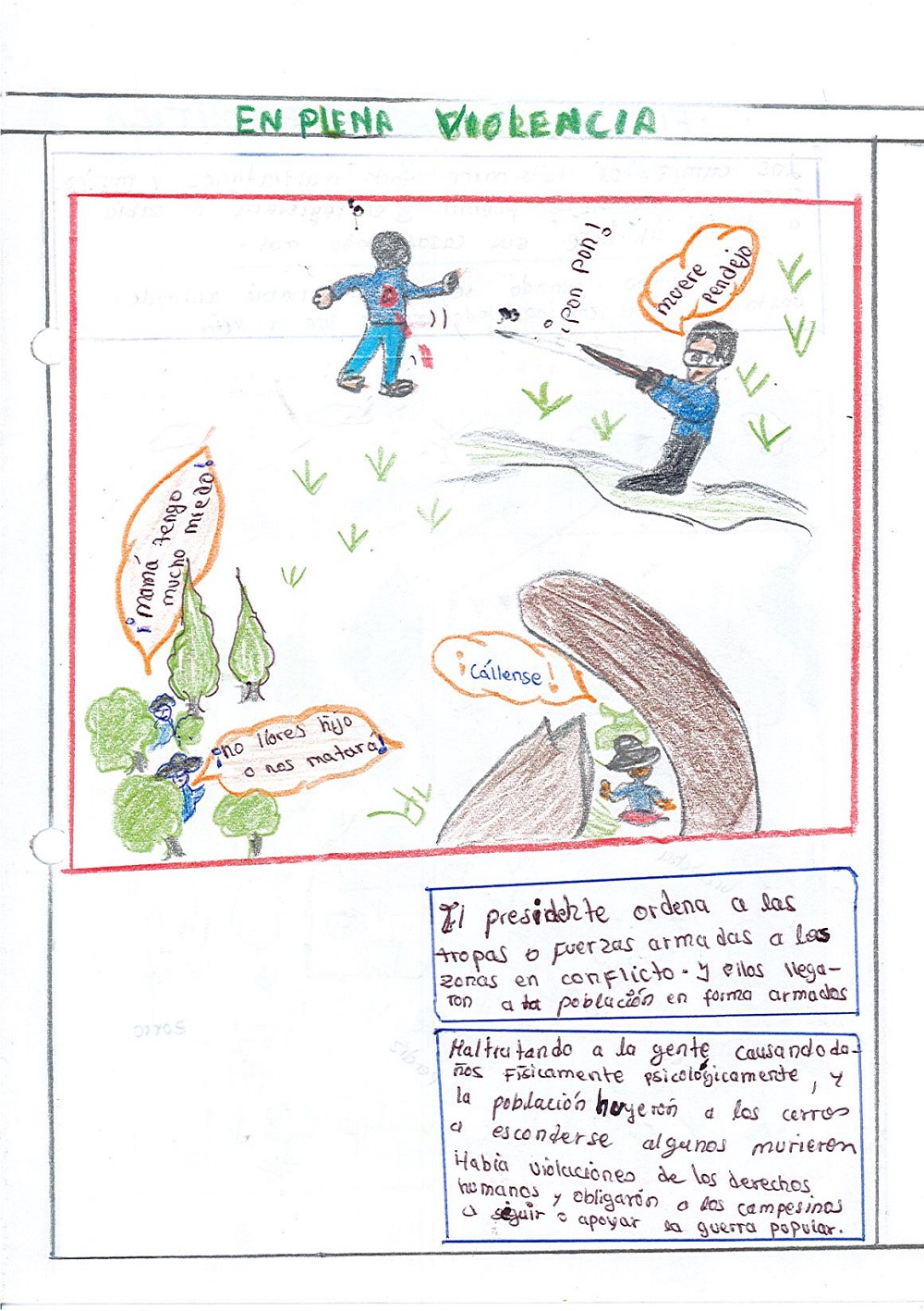 Historieta de la comunidad de Totora