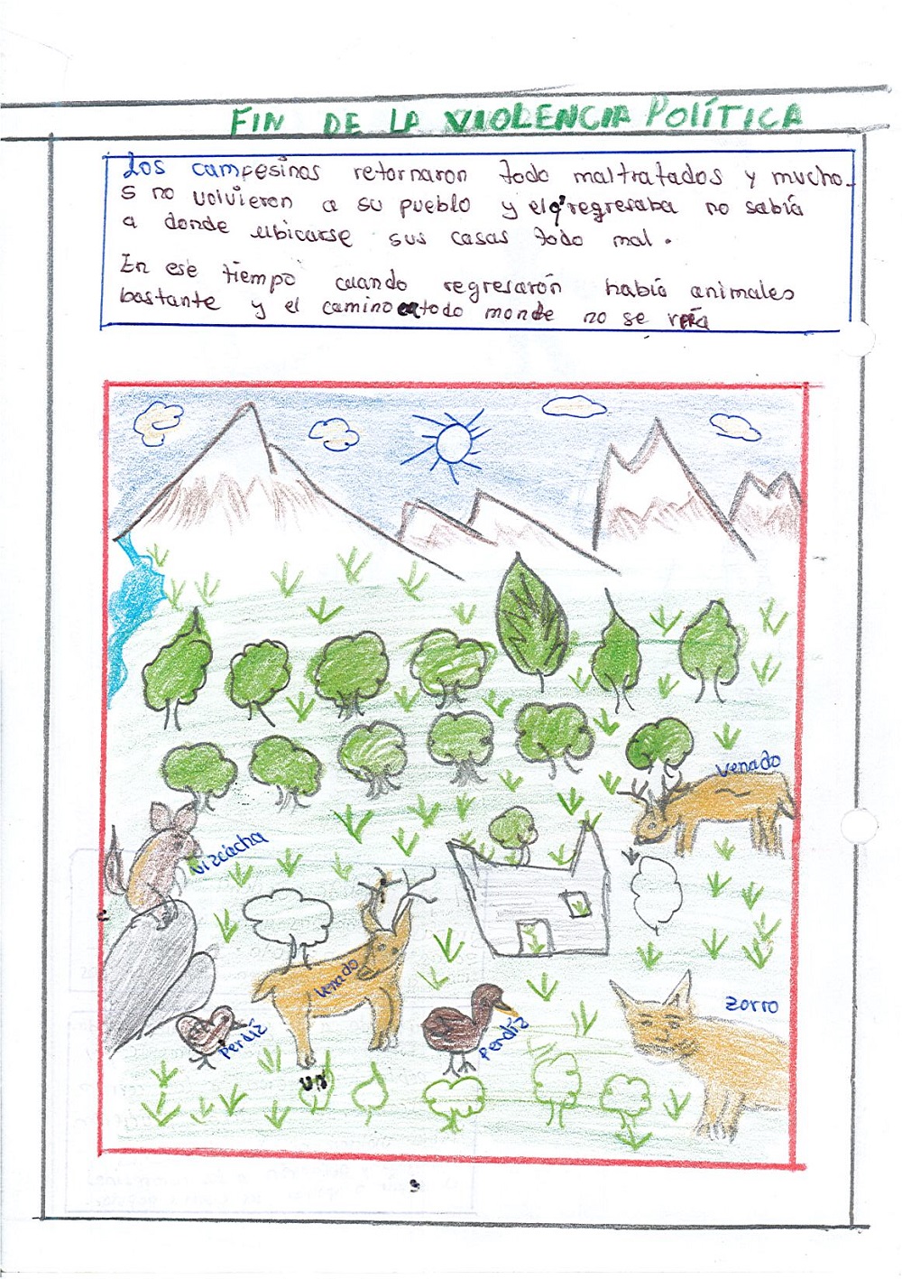 Historieta de la comunidad de Totora