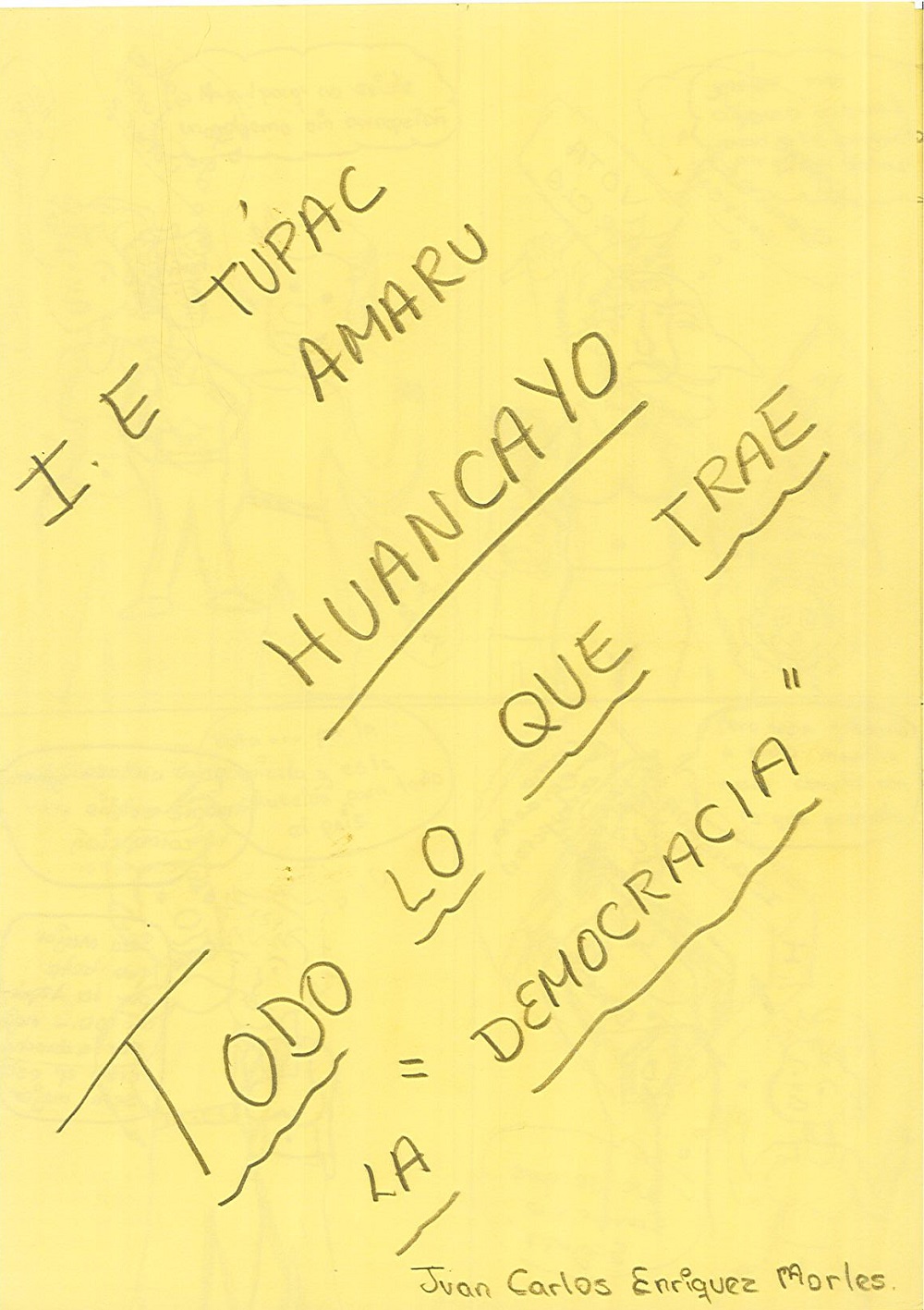 Todo lo que trae la "democracia"