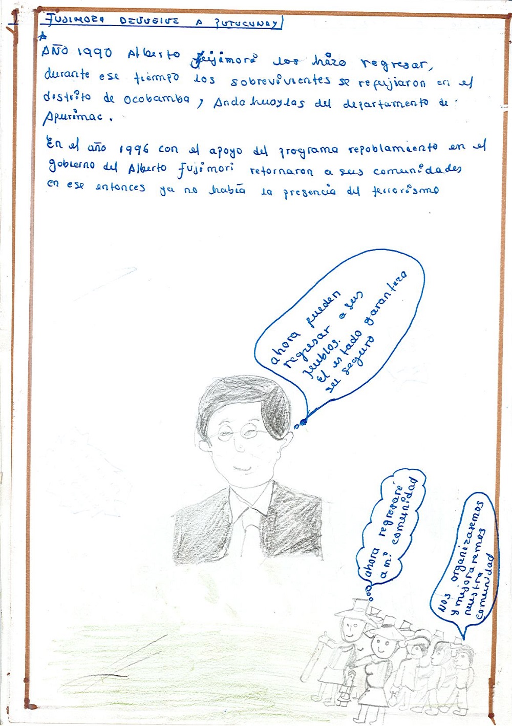 Una historieta inolvidado que quedó cómo una herida en el fondo del alma de los sobrevivientes