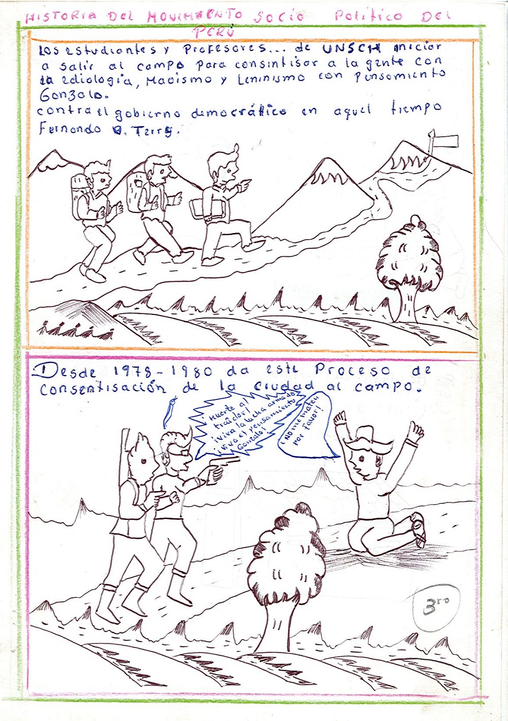 Historia del movimiento socio político del Perú