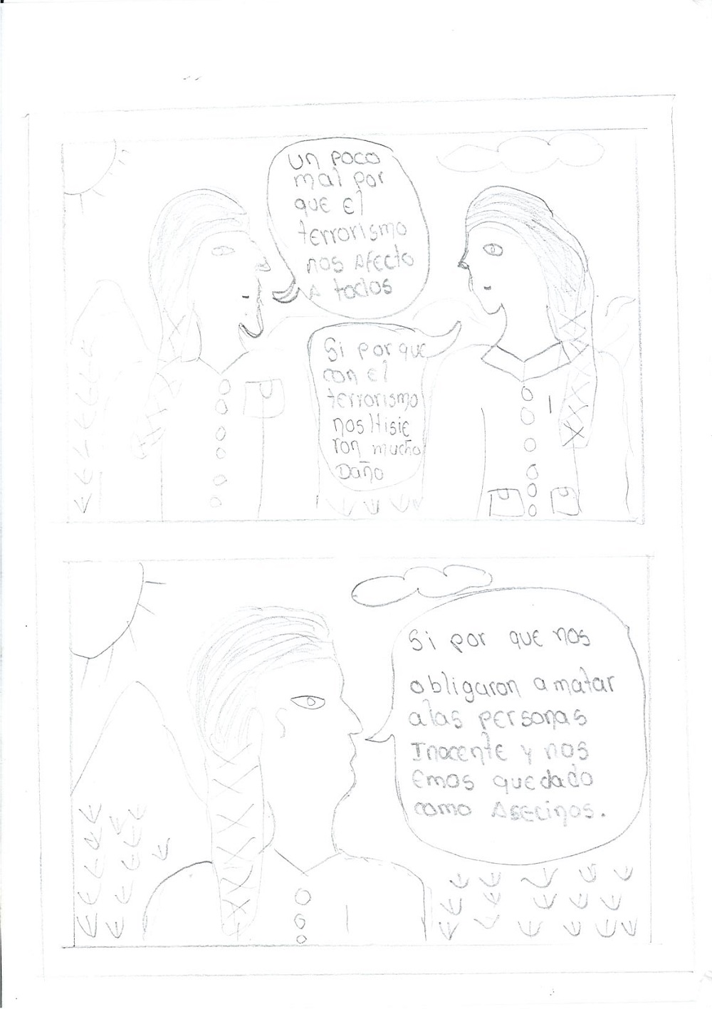 Mi historia sobre ¿qué hacer como jóvenes para evitar que todo lo ocurrido no vuelva a ocurrir?