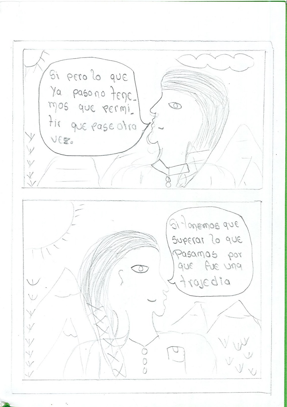 Mi historia sobre ¿qué hacer como jóvenes para evitar que todo lo ocurrido no vuelva a ocurrir?