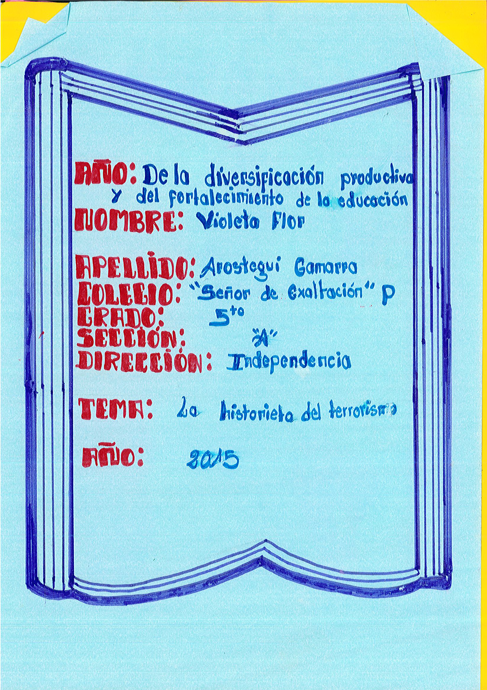 La historieta del terrorismo