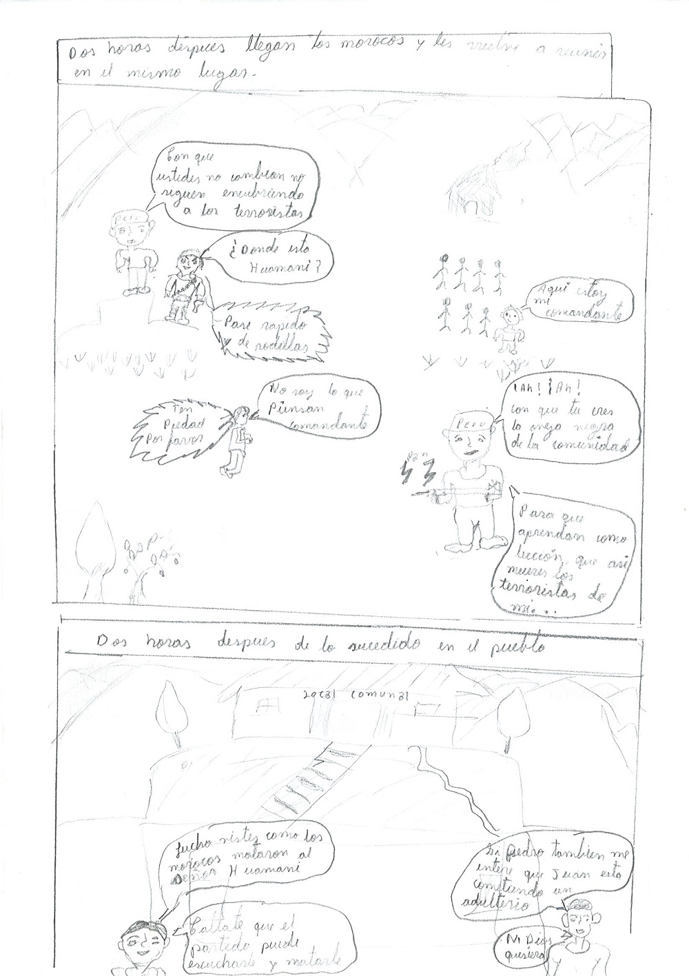 Horror en el pueblo de San Antonio de Alegría