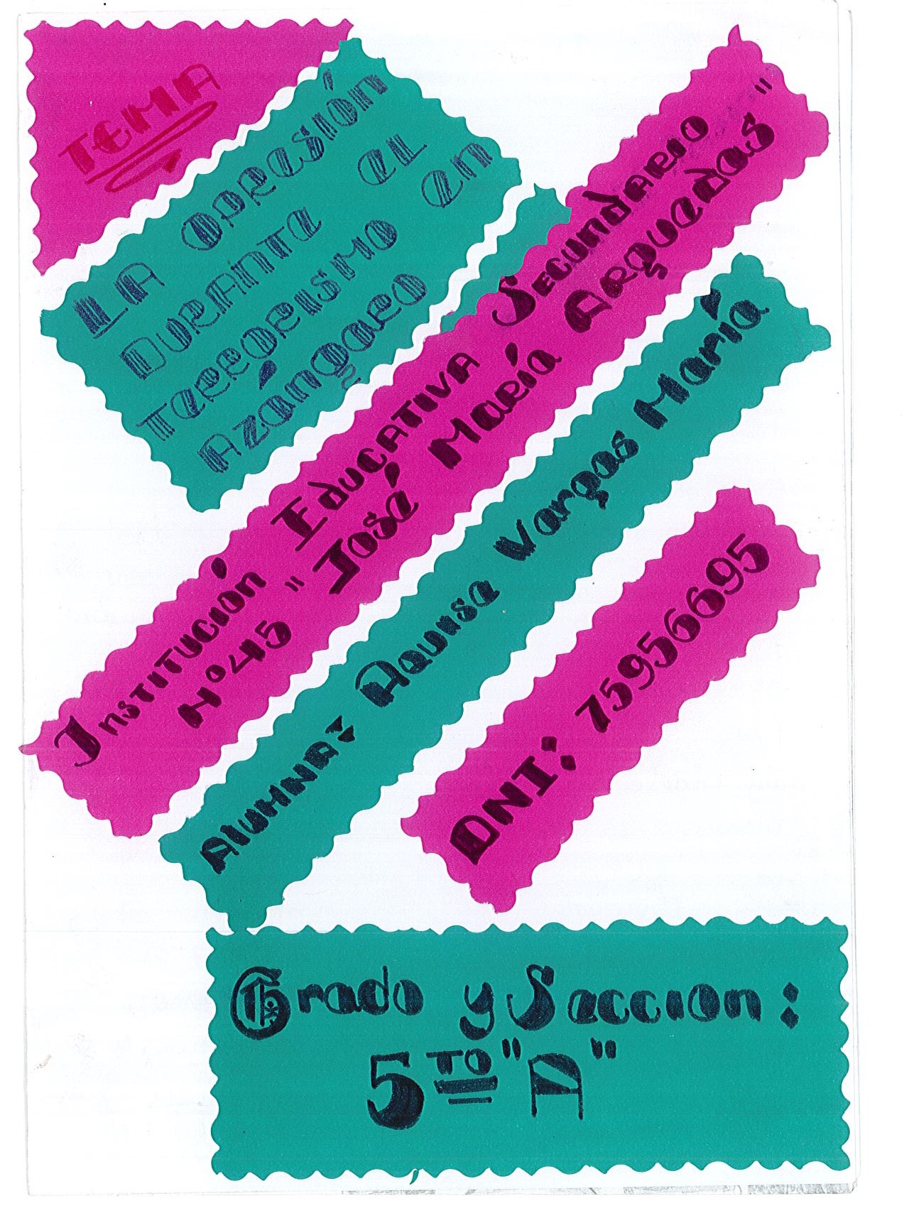 La opresión durante el terrorismo en Azángaro