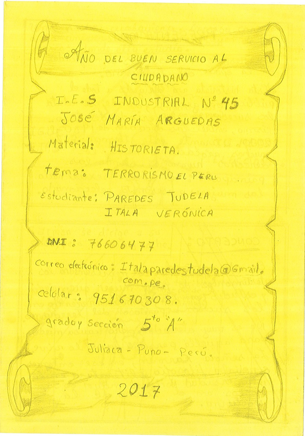 Terrorismo en la Universidad Nacional Mayor de San Marcos*