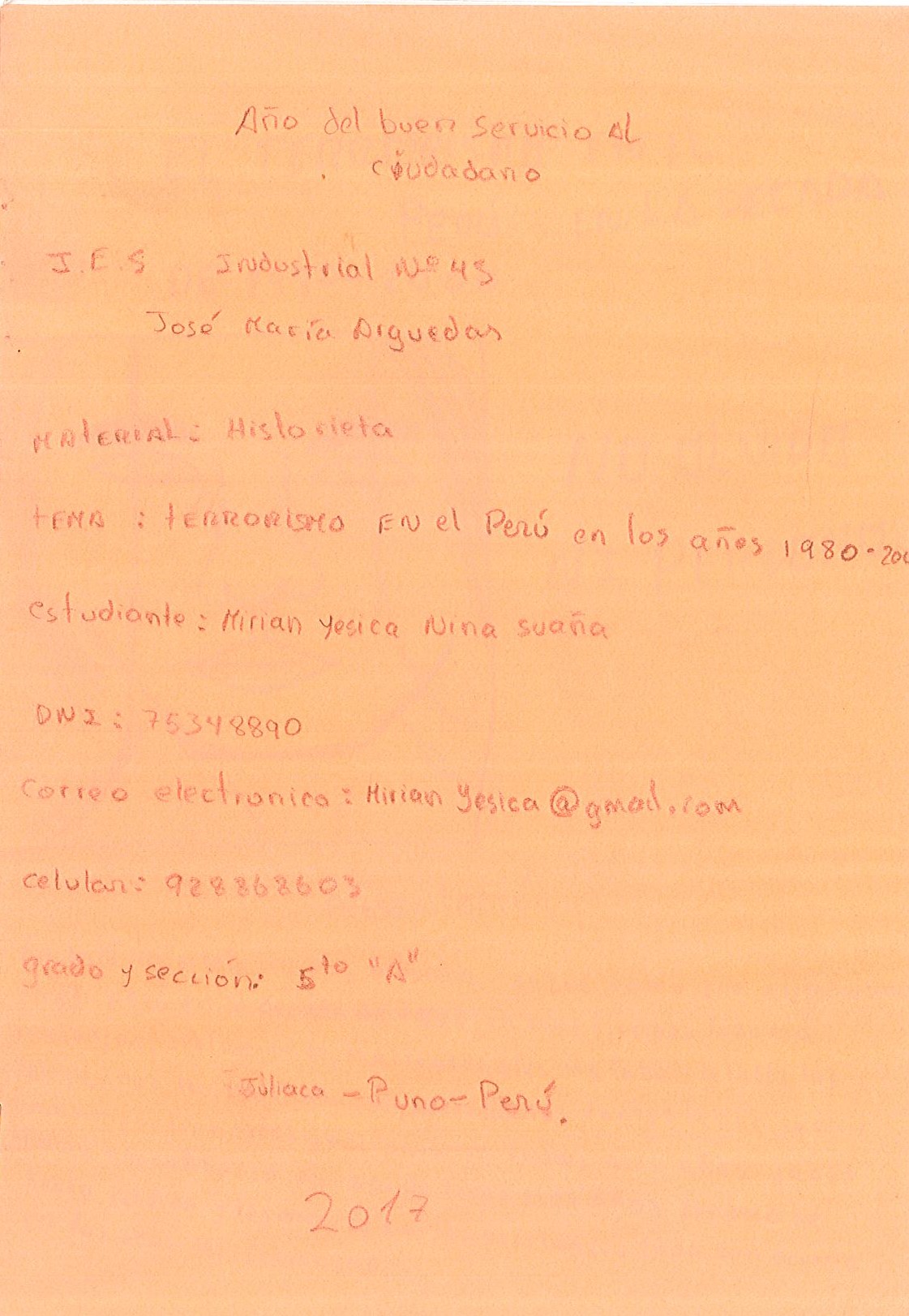 No olvido, ni perdono