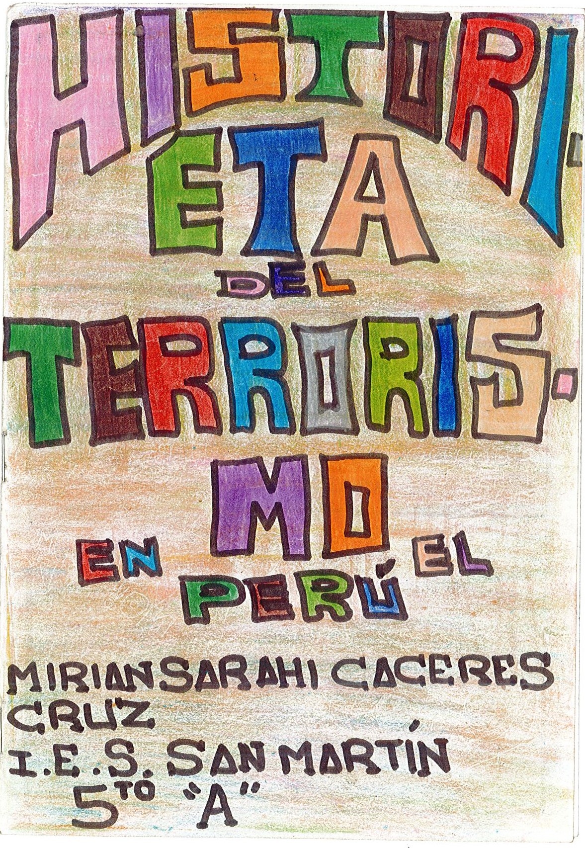Historieta del terrorismo en el Perú