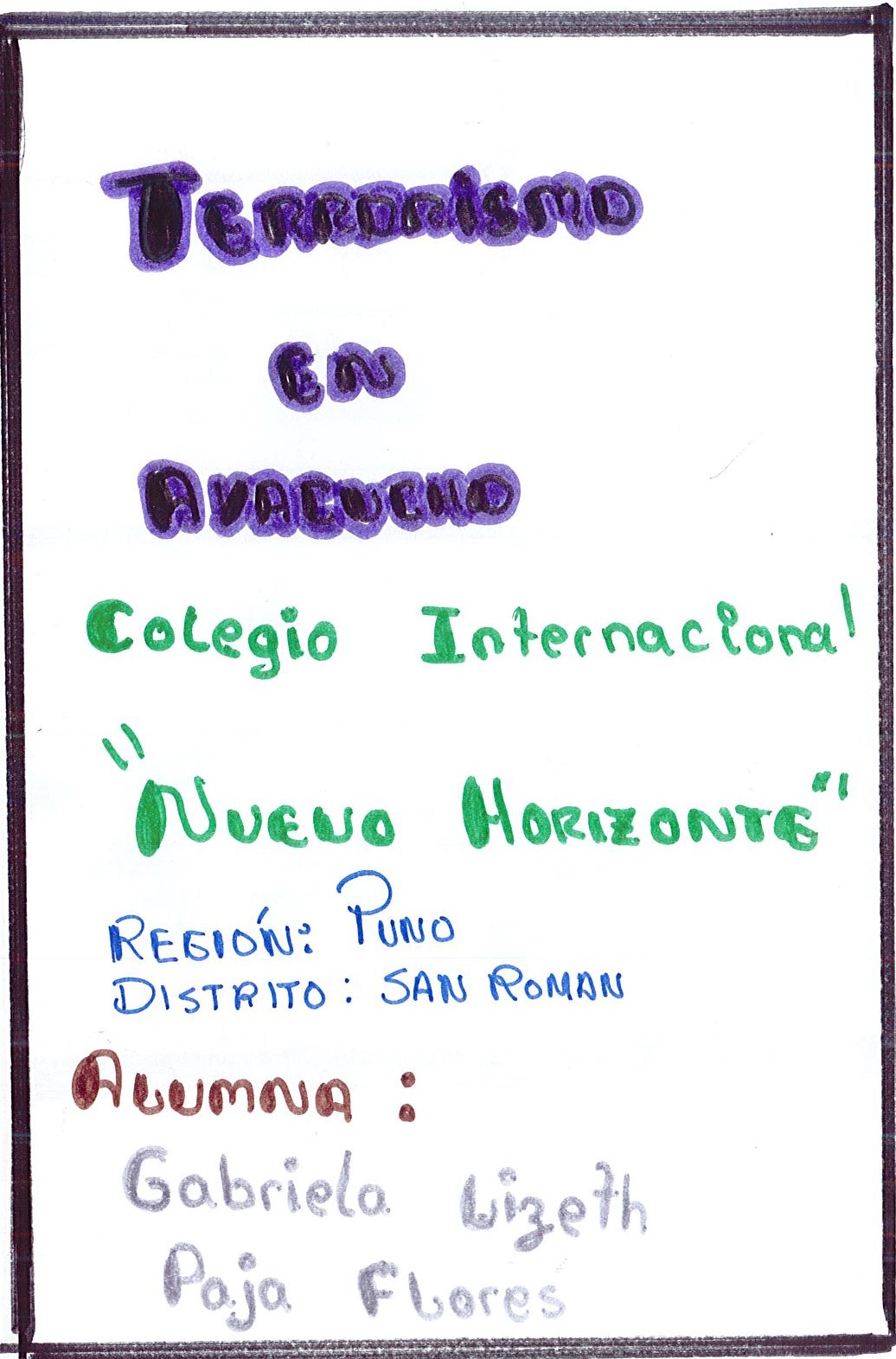 Terrorismo en Ayacucho