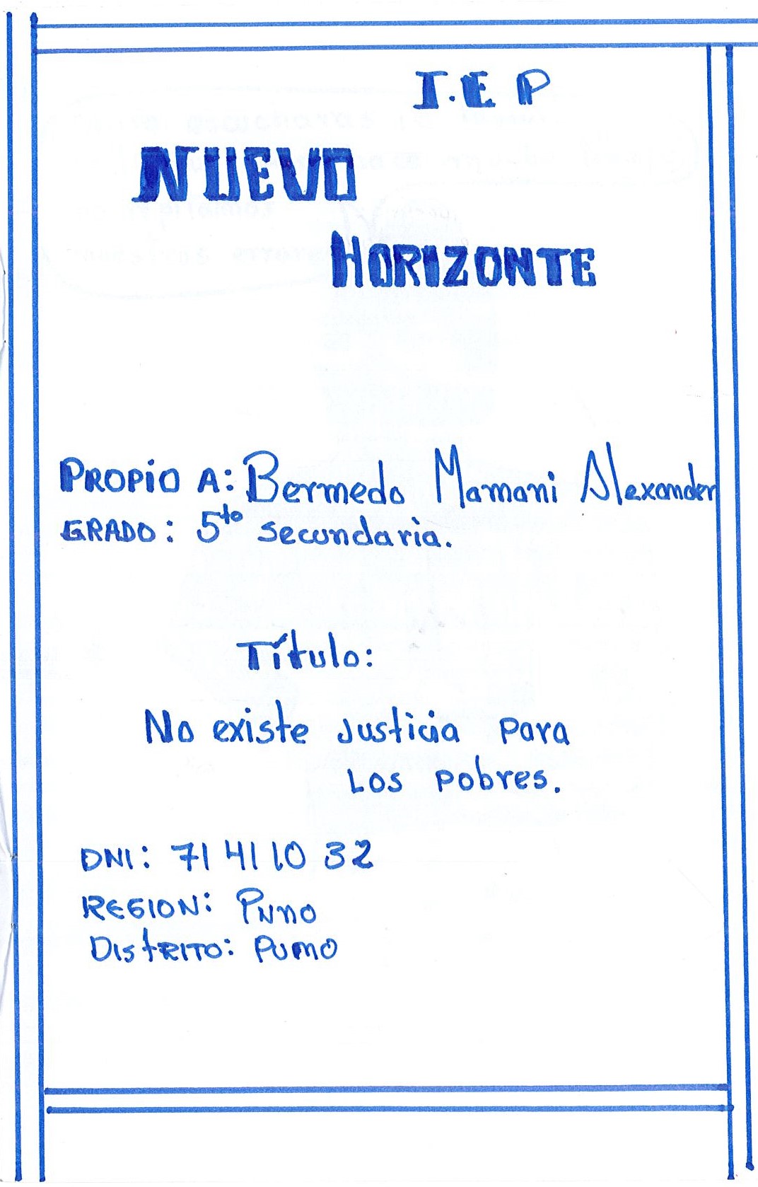 No existe justicia para los pobres