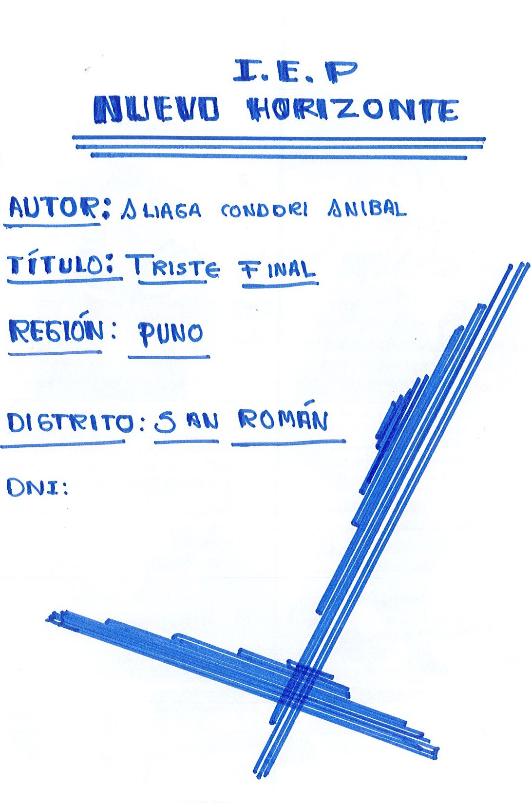 Triste final