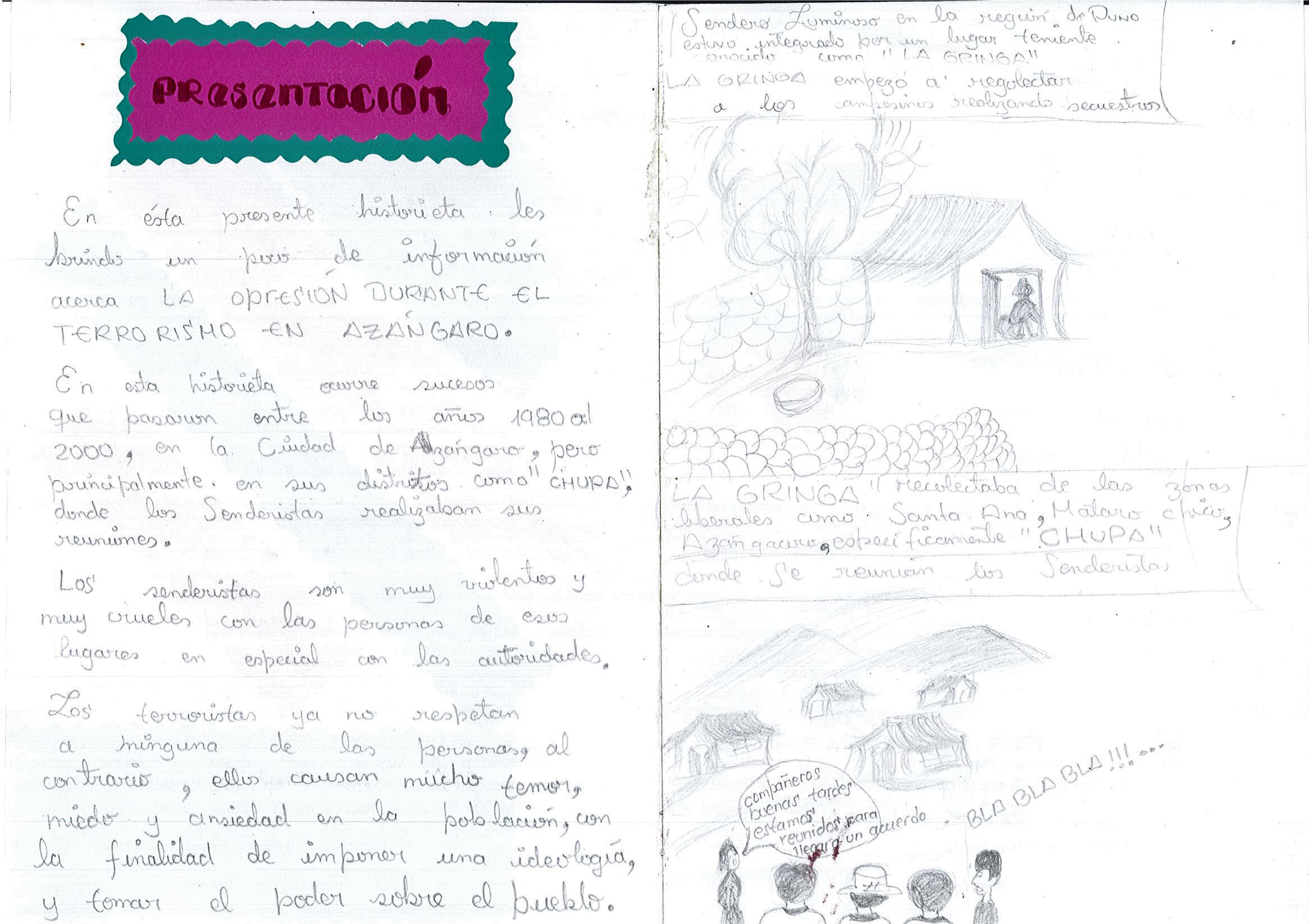 La opresión durante el terrorismo en Azángaro