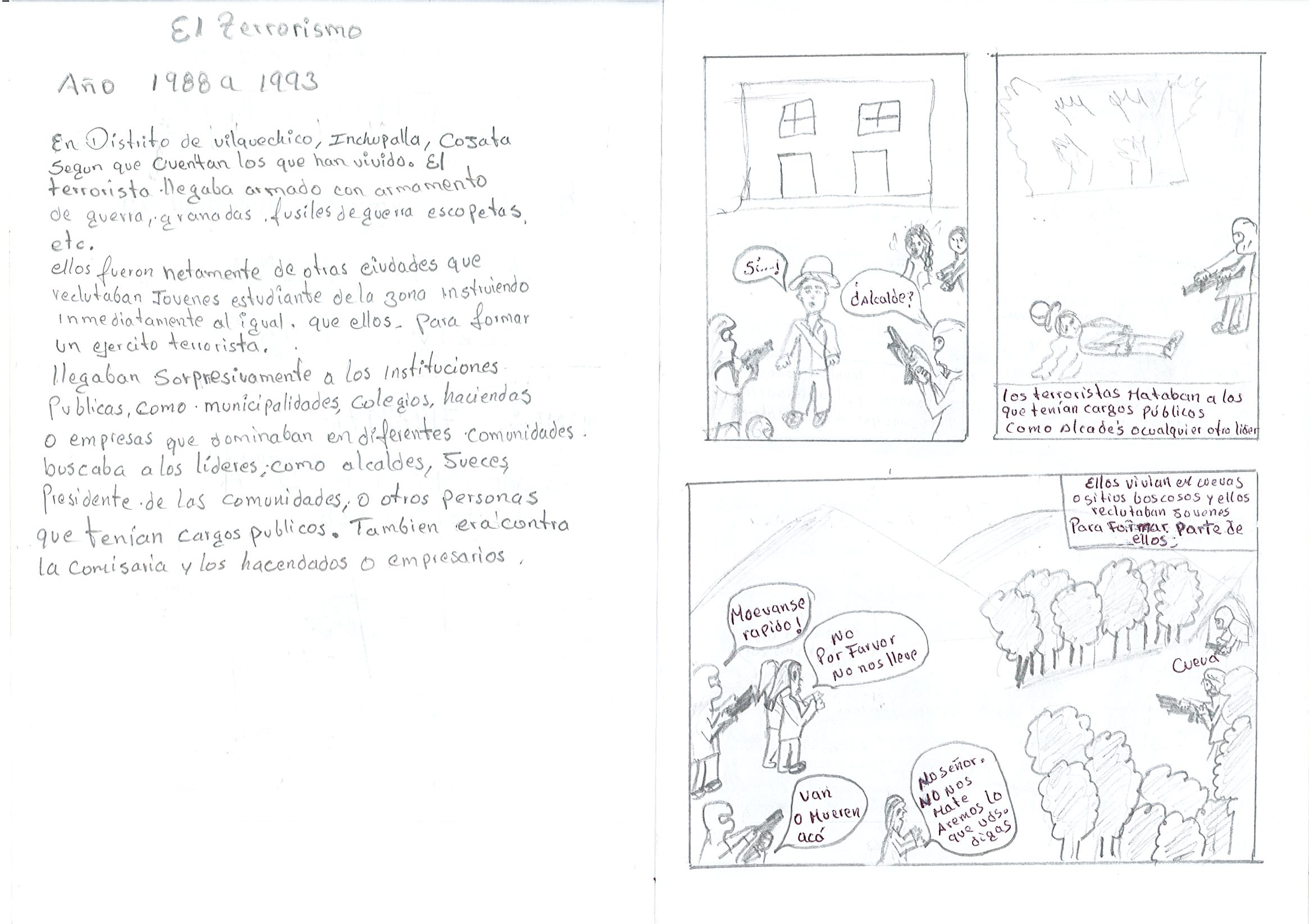 La violencia en el tiempo de terrorista