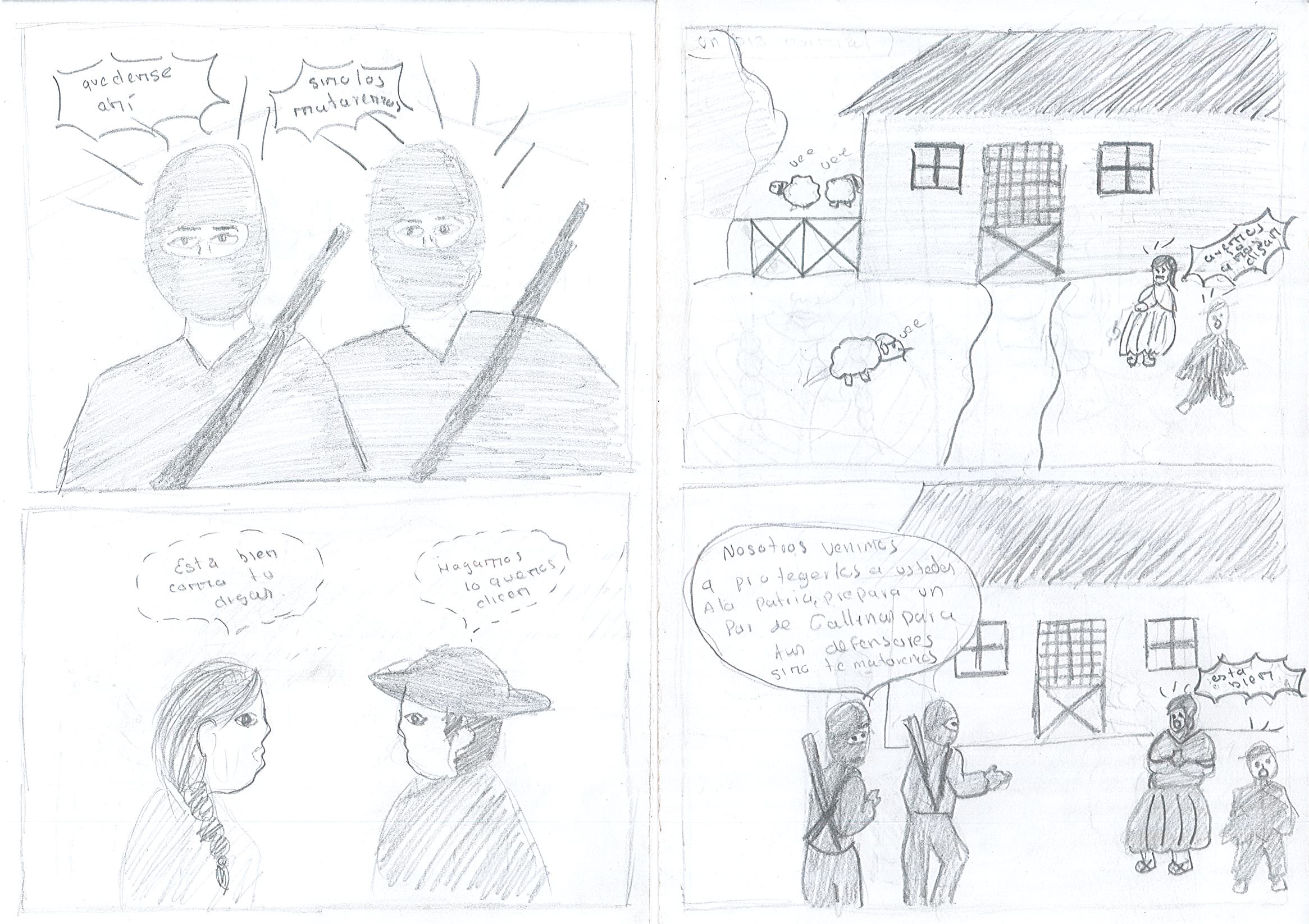 Terroristas amenazan a familias*